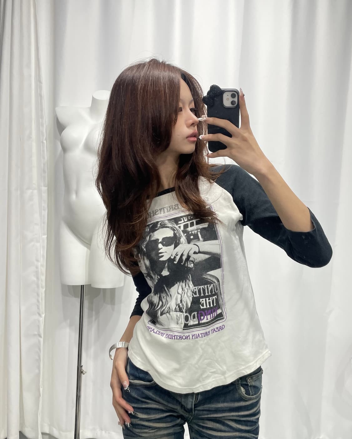 🎸블랙&화이트 나그랑 롱슬리브🎸 상품이미지2