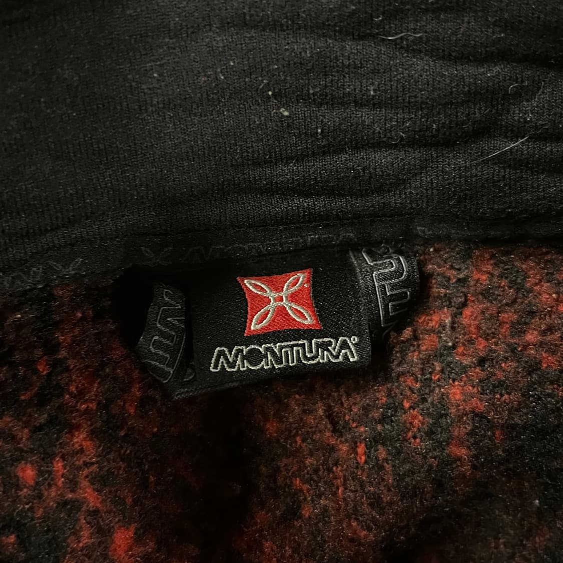 [정품/M] 몬츄라 체크 후리스 플리스 자켓 b14 상품이미지5