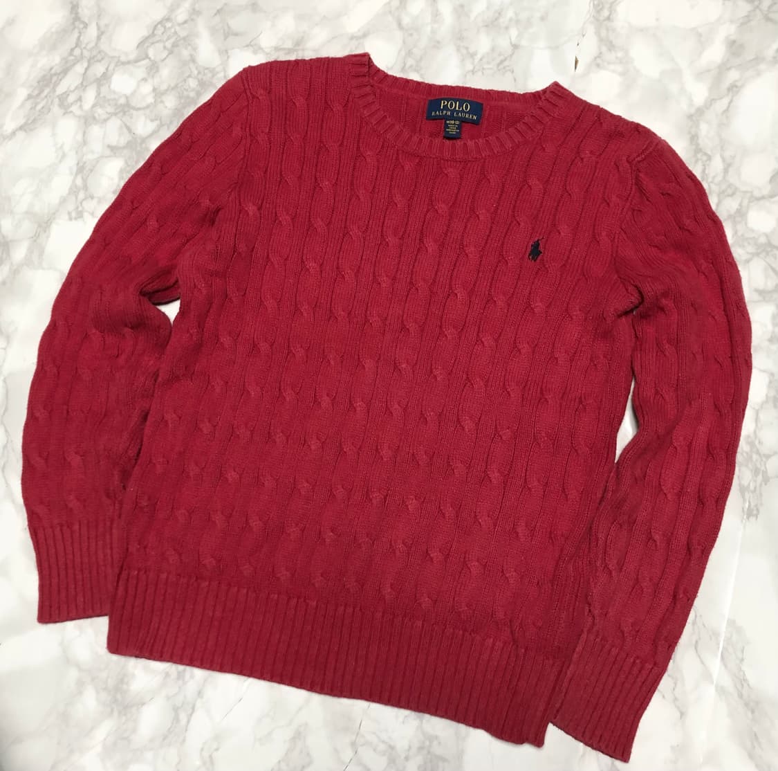 폴로 랄프로렌 꽈배기 니트 여성용 상품이미지1