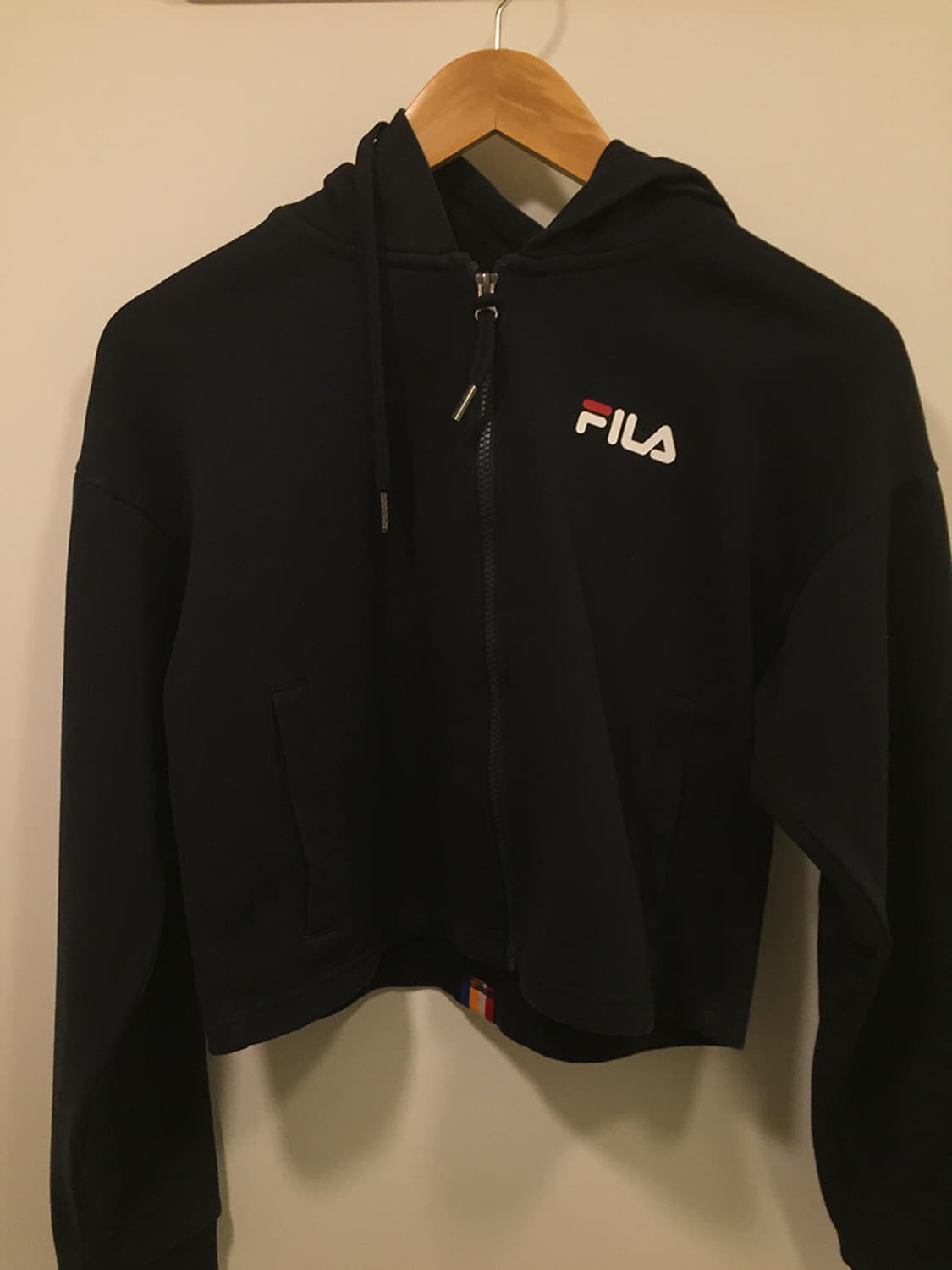 여성 휠라 크롭 후드집업 100 상품이미지2