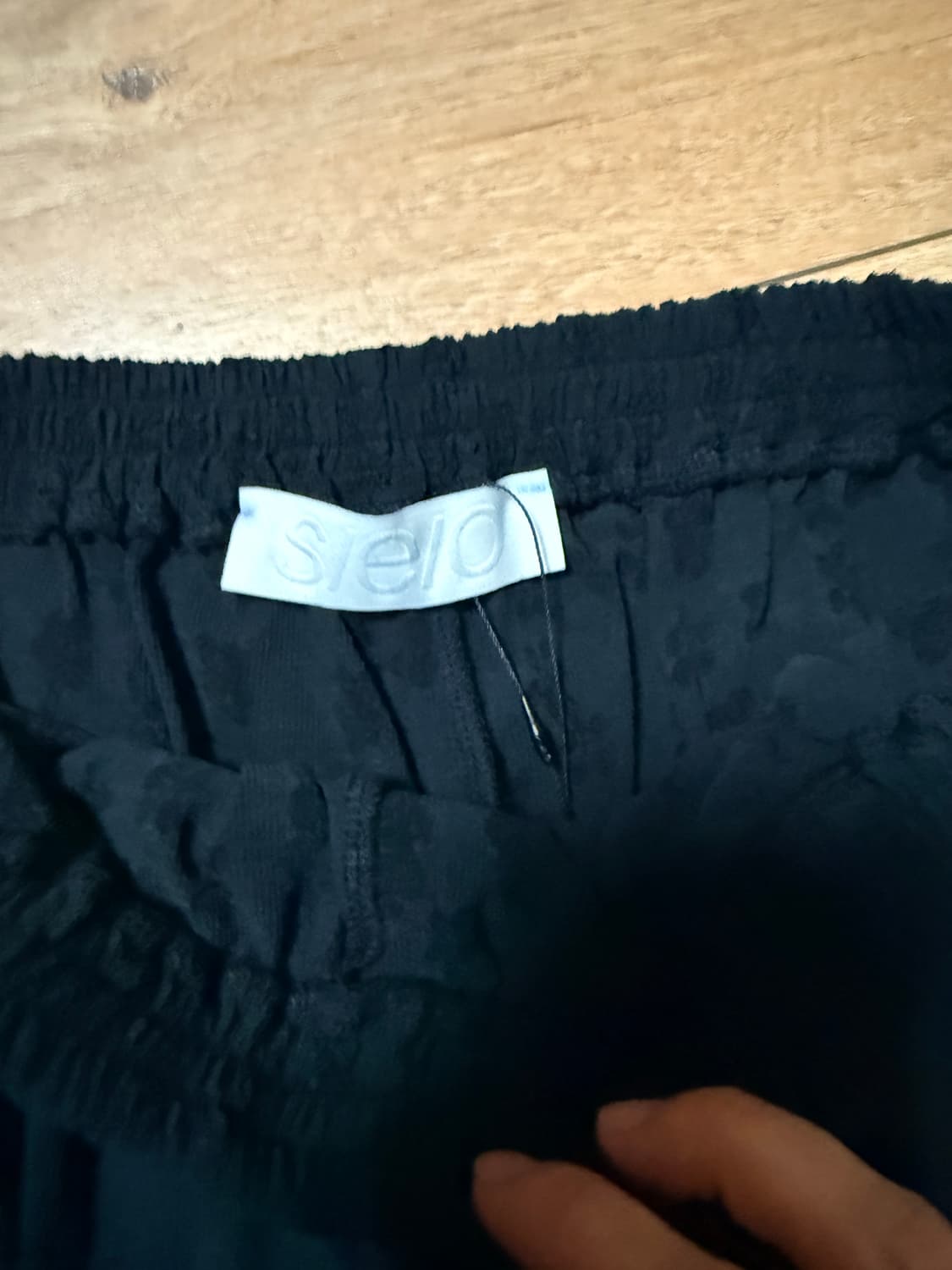 에스이오 프릴 쇼츠 블랙 상품이미지4