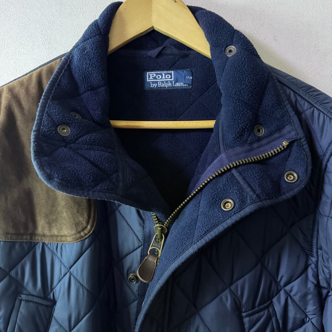 폴로 랄프로렌 네이비 퀄팅 기모 자켓 L(100-105) 상품이미지7