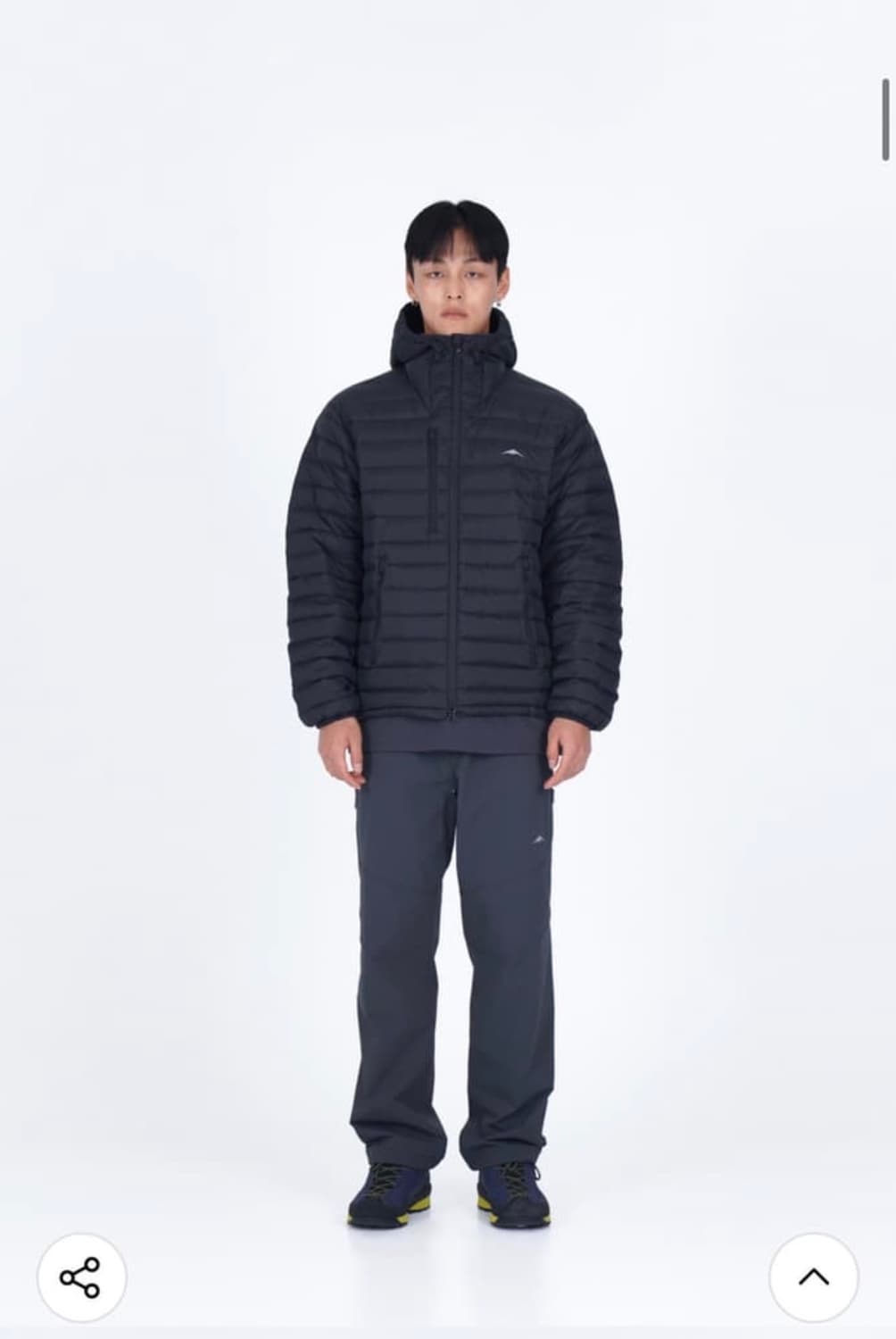 고요웨어 라이트 웨이트 다운 자켓 블랙 M 상품이미지4