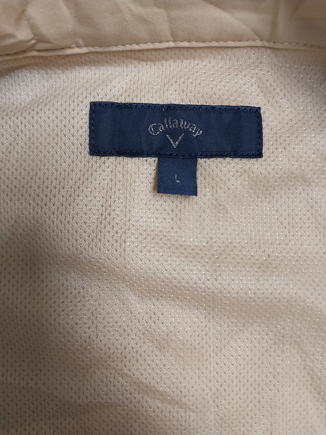 캘러웨이 반팔 바람막이 베이지 상품이미지4