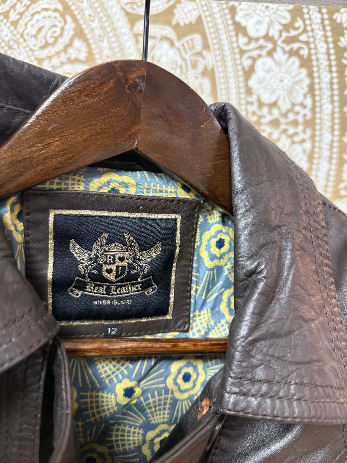 리버아일랜드 리얼가죽 더블버튼 레더자켓  상품이미지5