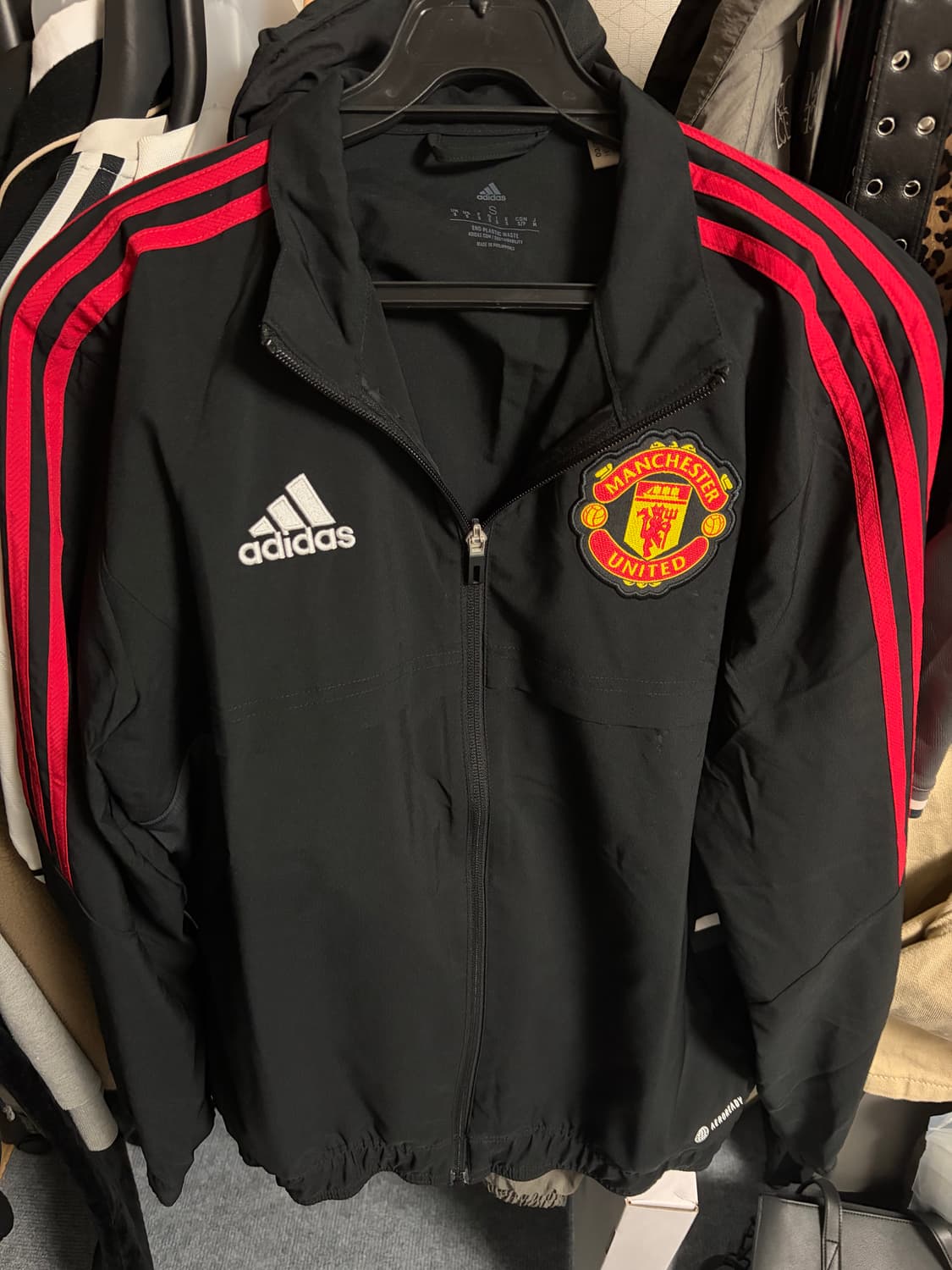 아디다스 맨유 트랙탑 바람막이 져지 상품이미지1