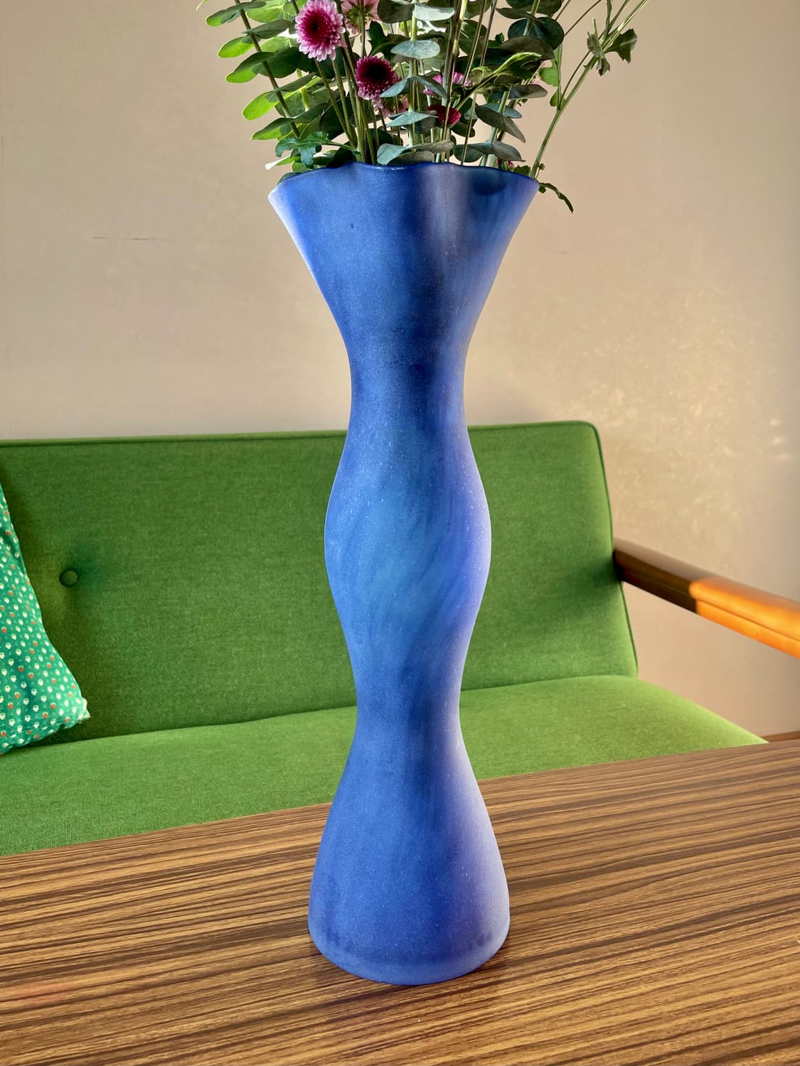 [유럽 빈티지 화병] 70‘s 미드센추리 매트피니쉬 유리 화병 상품이미지3