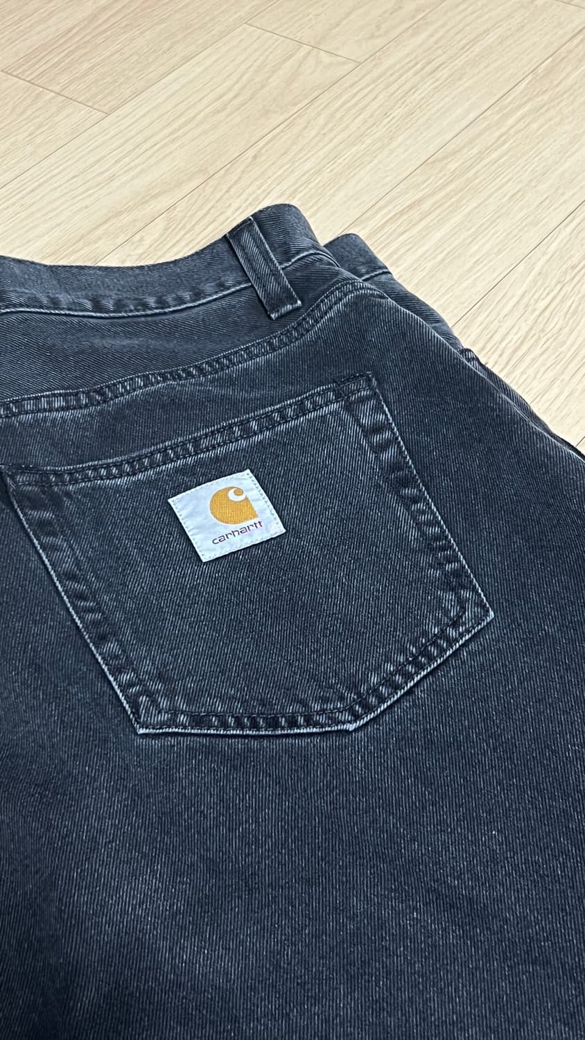 칼하트윕 랜든 팬츠 워시드 블랙 상품이미지2