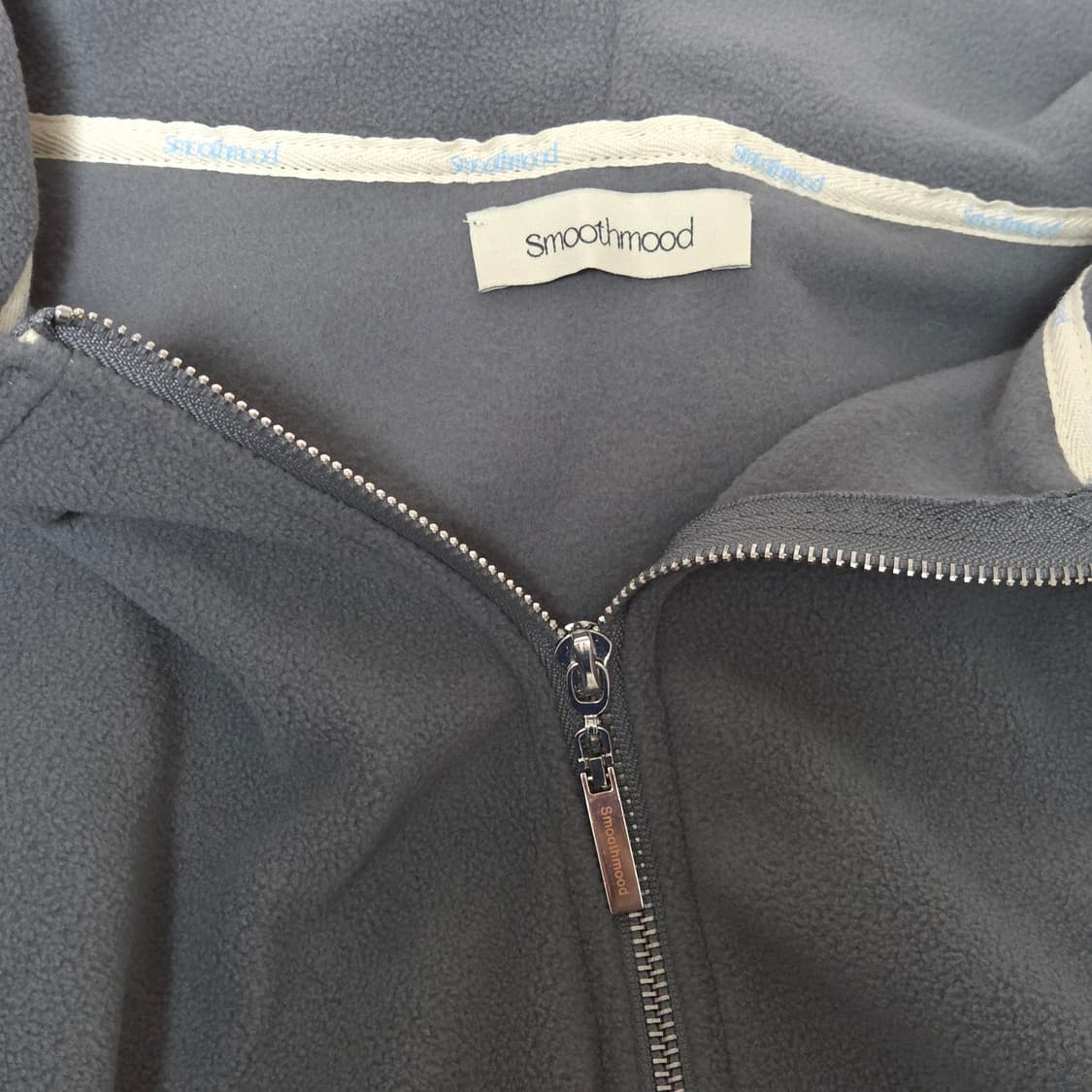 택달린새상품) 스무드무드 솝 플리스 후드 집업 라일락핑크 상품이미지7