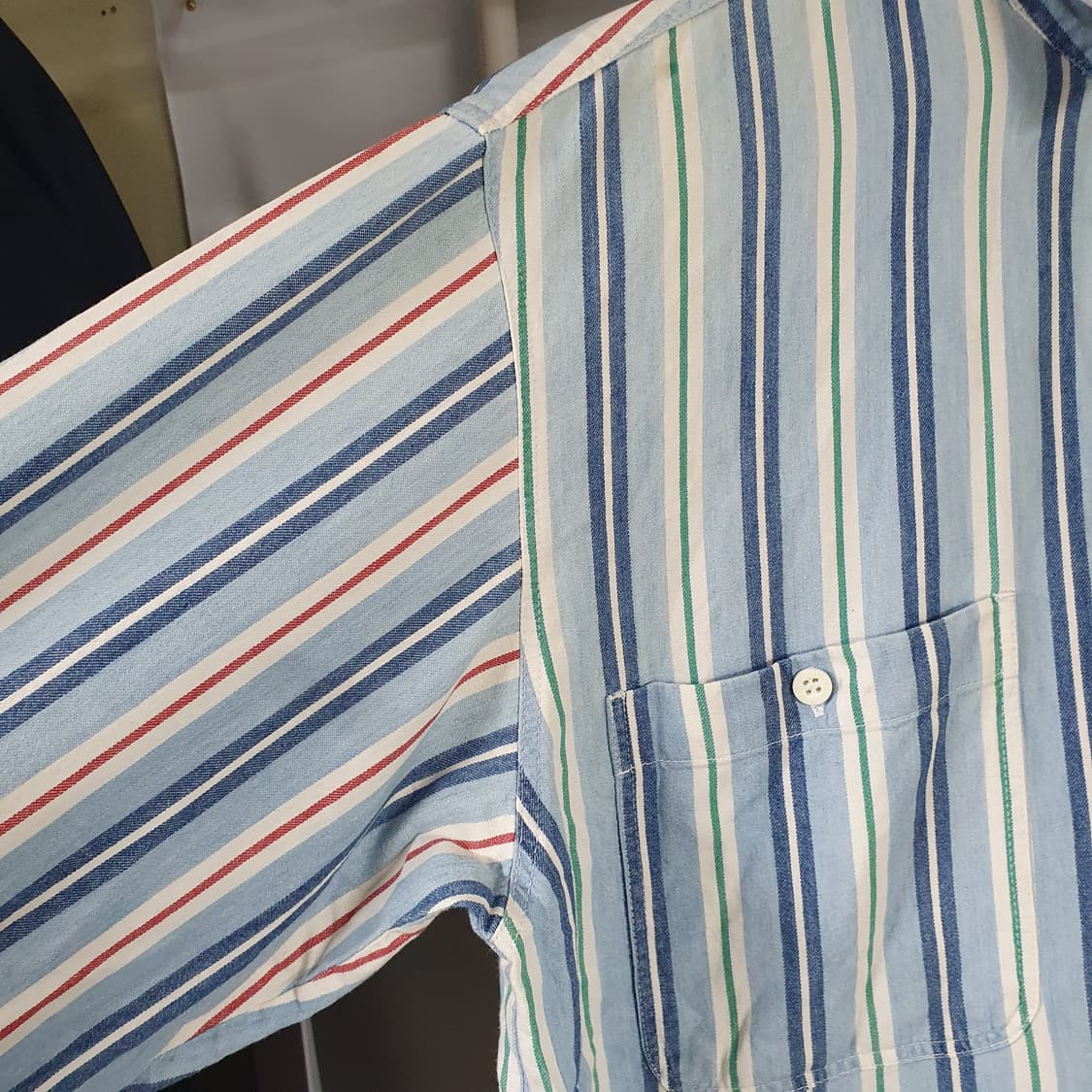 빈티지 한주 리바이스 스트라이프 셔츠 상품이미지3
