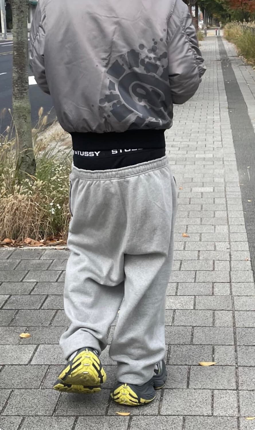 나이키 스투시 플리스 팬츠 다크 그레이  상품이미지3