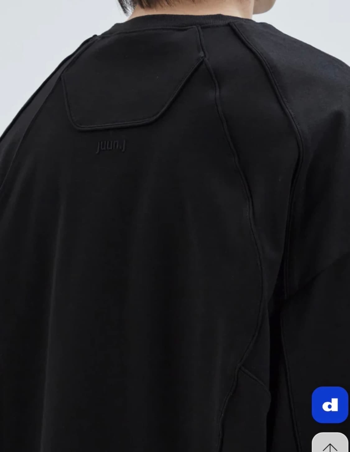 준지 2025 레이서 파이핑 오버핏 롱 슬리브 상품이미지7