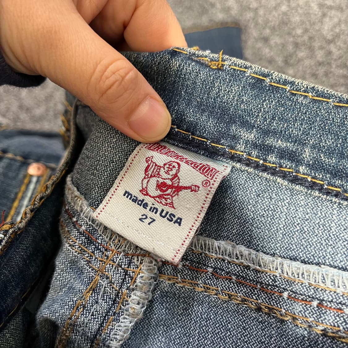 트루릴리젼 부츠컷 데님 청바지  상품이미지2