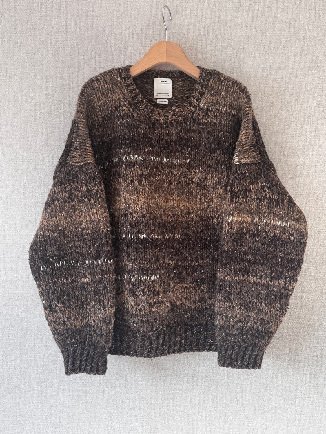 2) Visvim amplus crew gradient hand-knit 상품이미지1