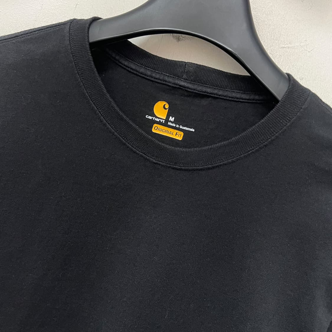 칼하트 오리지날핏 K231 블랙 긴팔 롱슬리브 M 상품이미지3