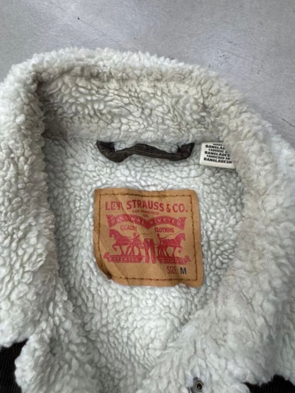 리바이스 코듀로이 양털자켓 M 상품이미지5