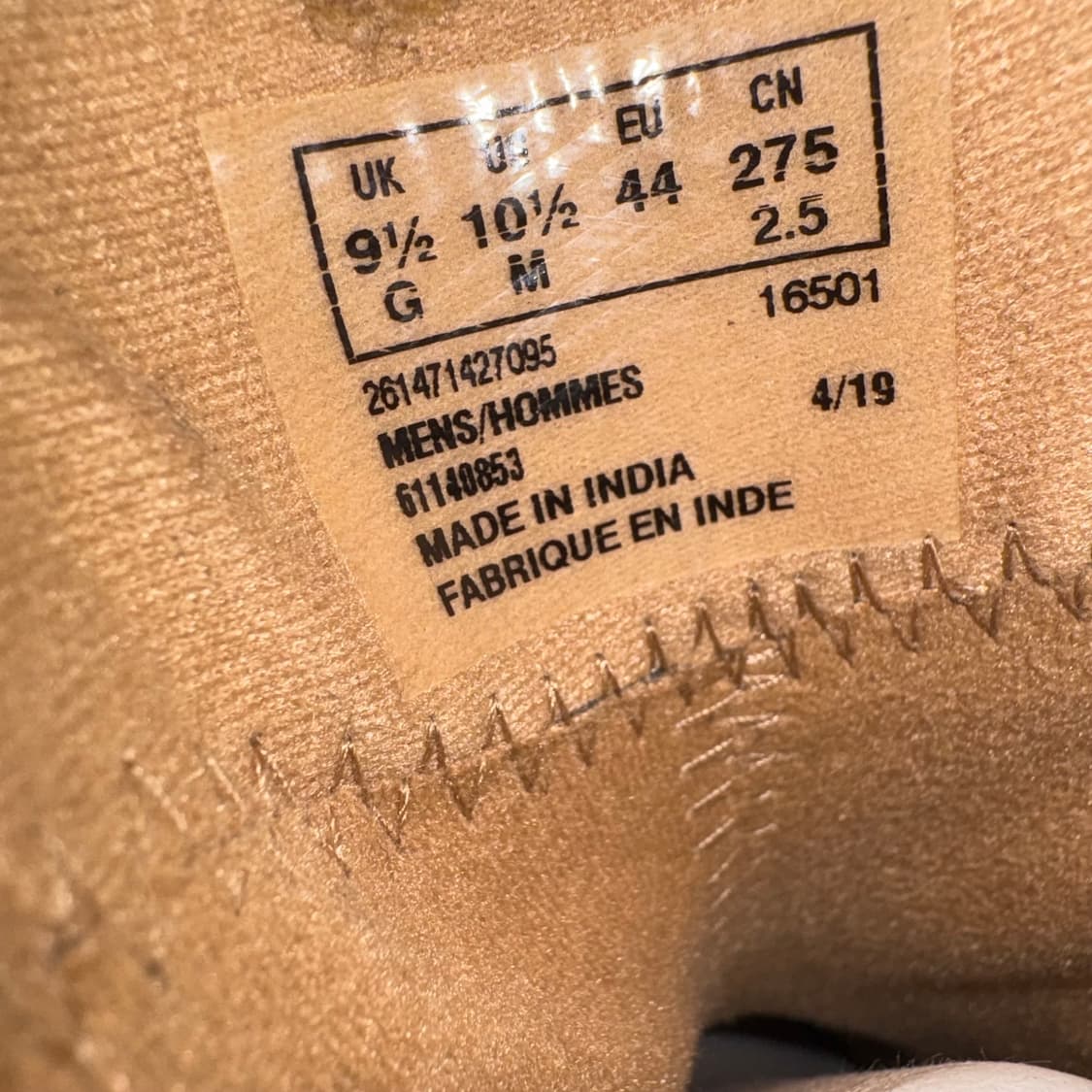 클락스 카멜 스웨이드 첼시부츠 44 270-275 상품이미지7