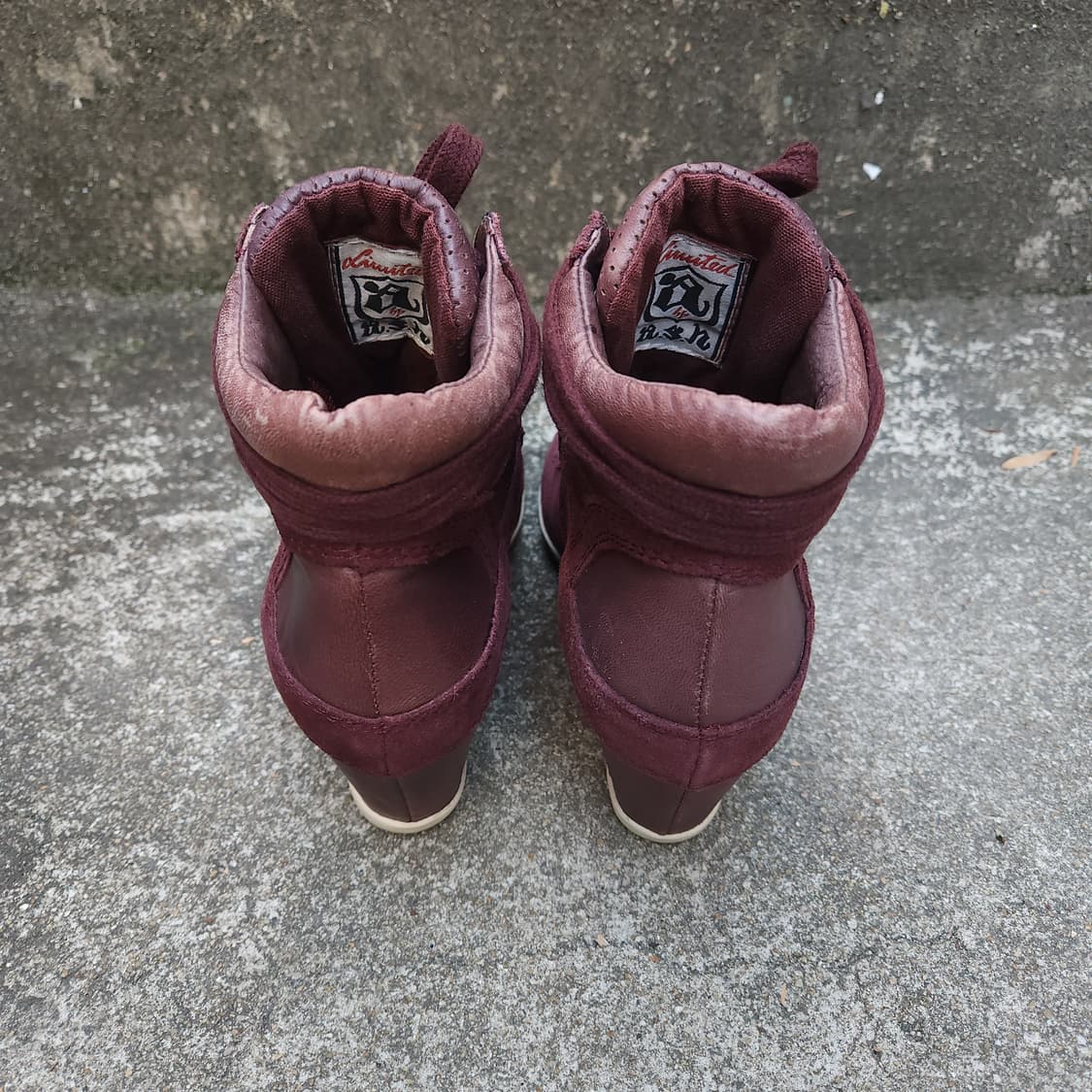 [37] ASH 스웨이드 웨지힐 스니커즈 (240) 상품이미지3