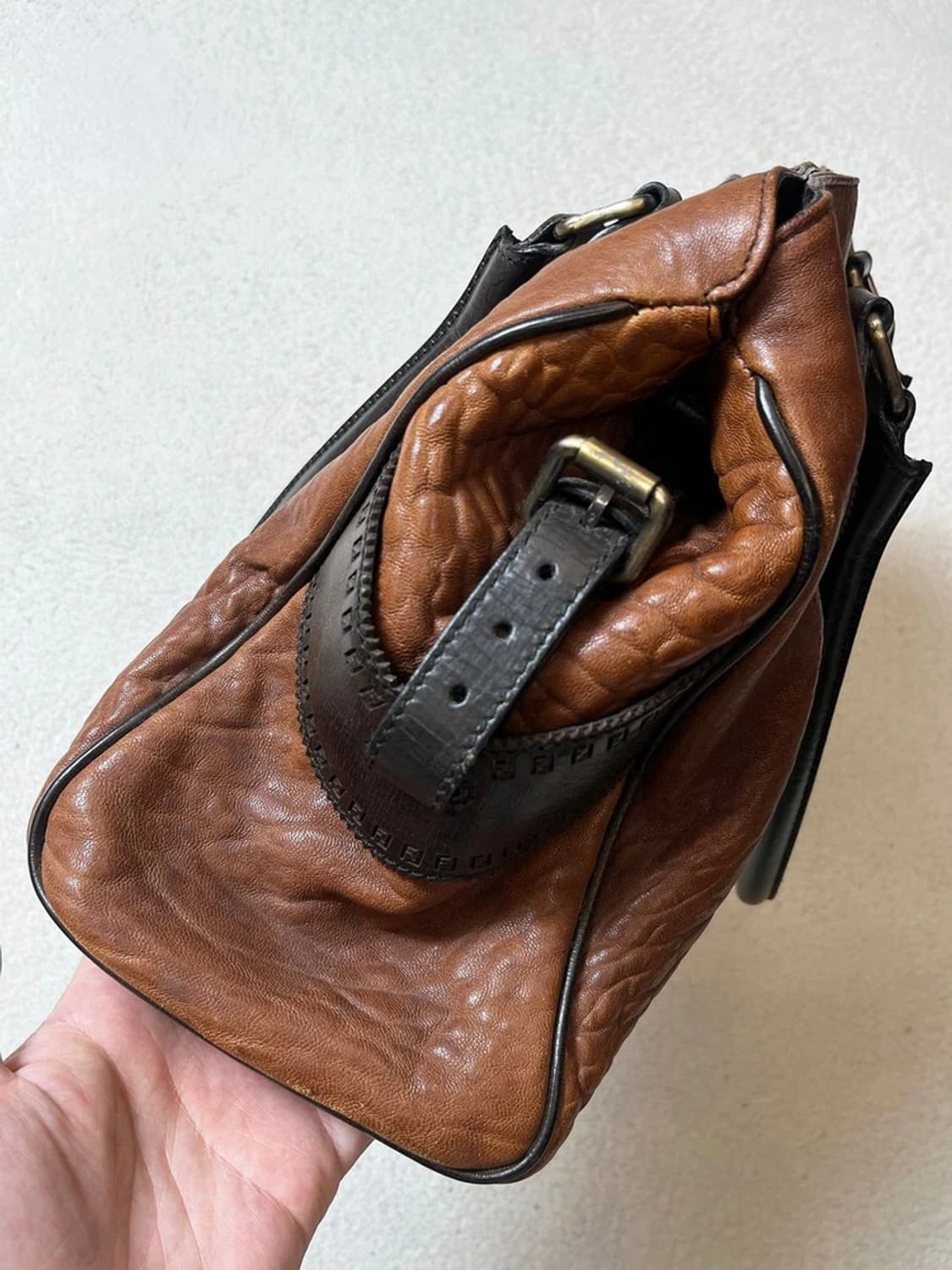 펜디 FENDI 00's Y2K 웨스턴 듀주르 토트백 Q1254 상품이미지4