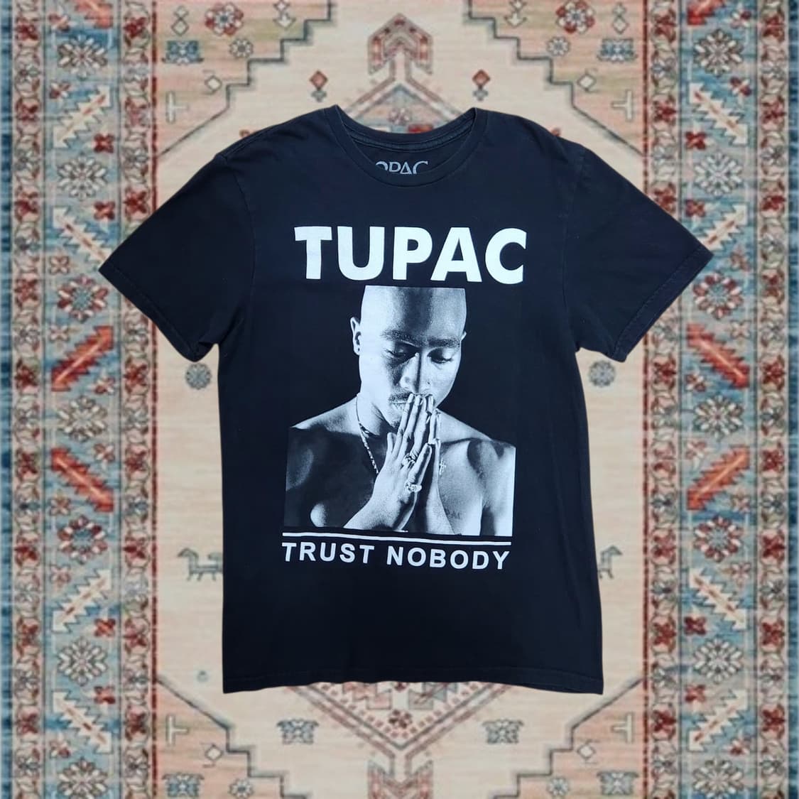 2PAC trust nobody 그래픽 빈티지 티셔츠 (S) 상품이미지1