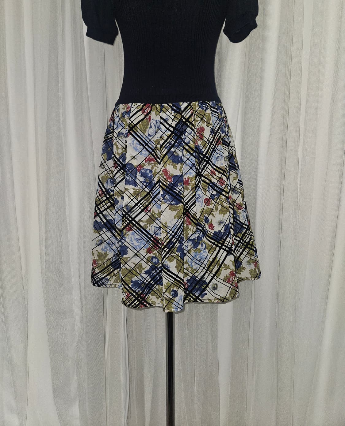 peyton place 블루로즈 네이비 히메 드레스 상품이미지2