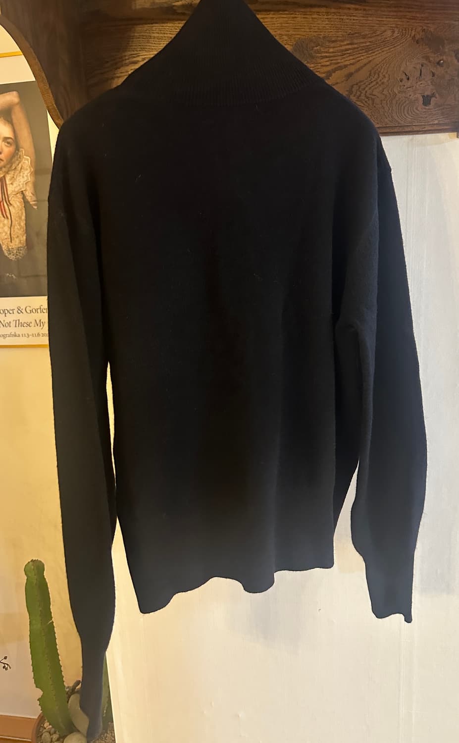 (25FW 새상품) 해바이해킴 버튼 업 니트 블랙 FREE 상품이미지7