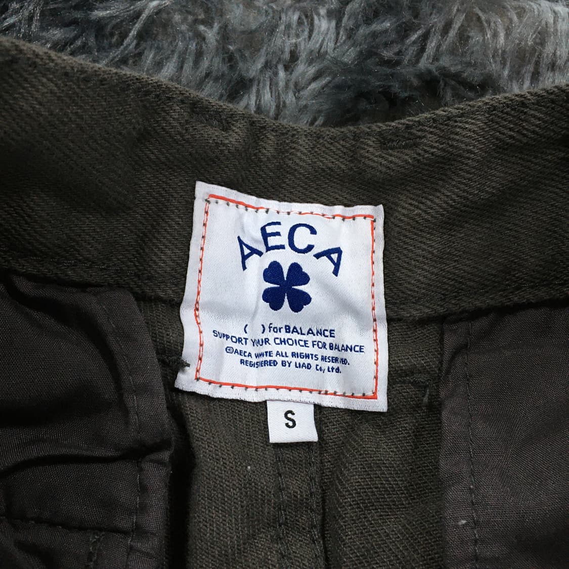 투티/0229 AECA 딥카키 팬츠 와이드 핀턱 스티치 상품이미지4