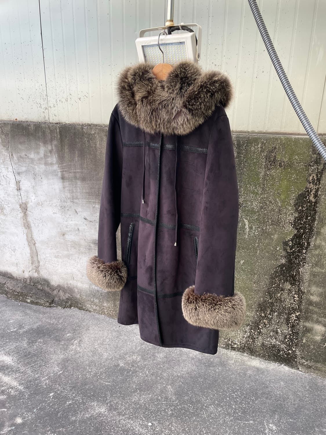 리얼 폭스 퍼 코트 상품이미지4