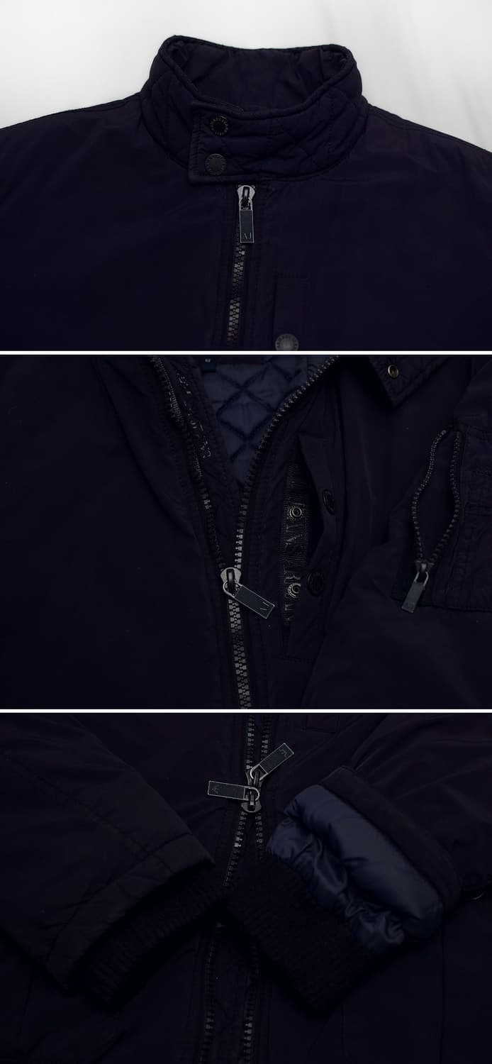 아르마니 (AJ) 더블페이스 집업 패디드 봄버 자켓 (52 / 100) 상품이미지9