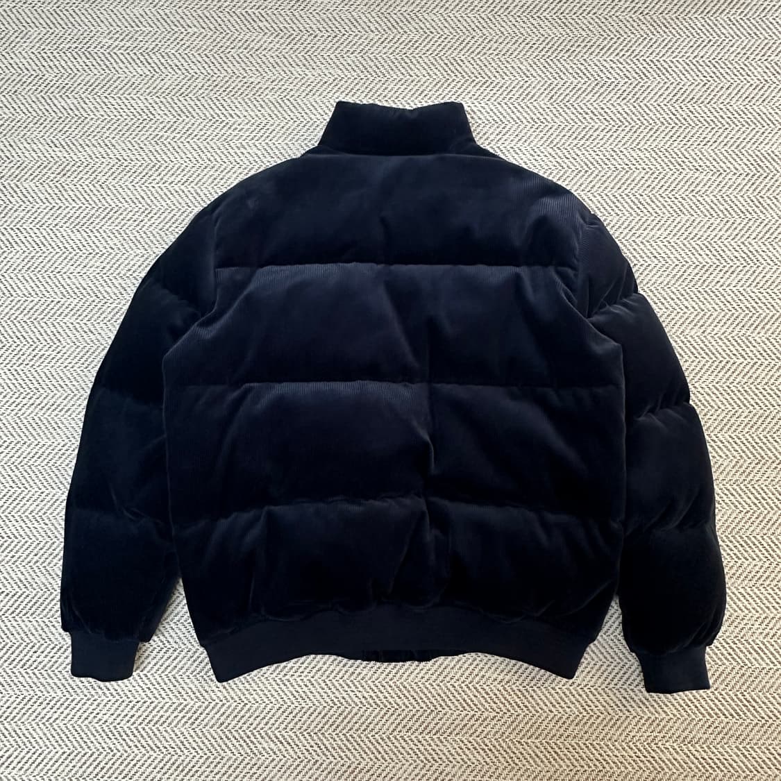 POLO X PALACE corduroy down jacket navy 상품이미지2