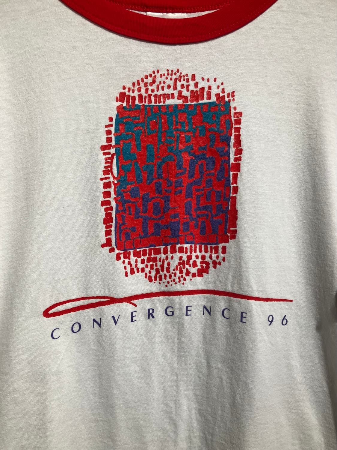 90s USA 빈티지 헤인즈 링거 티셔츠 상품이미지3