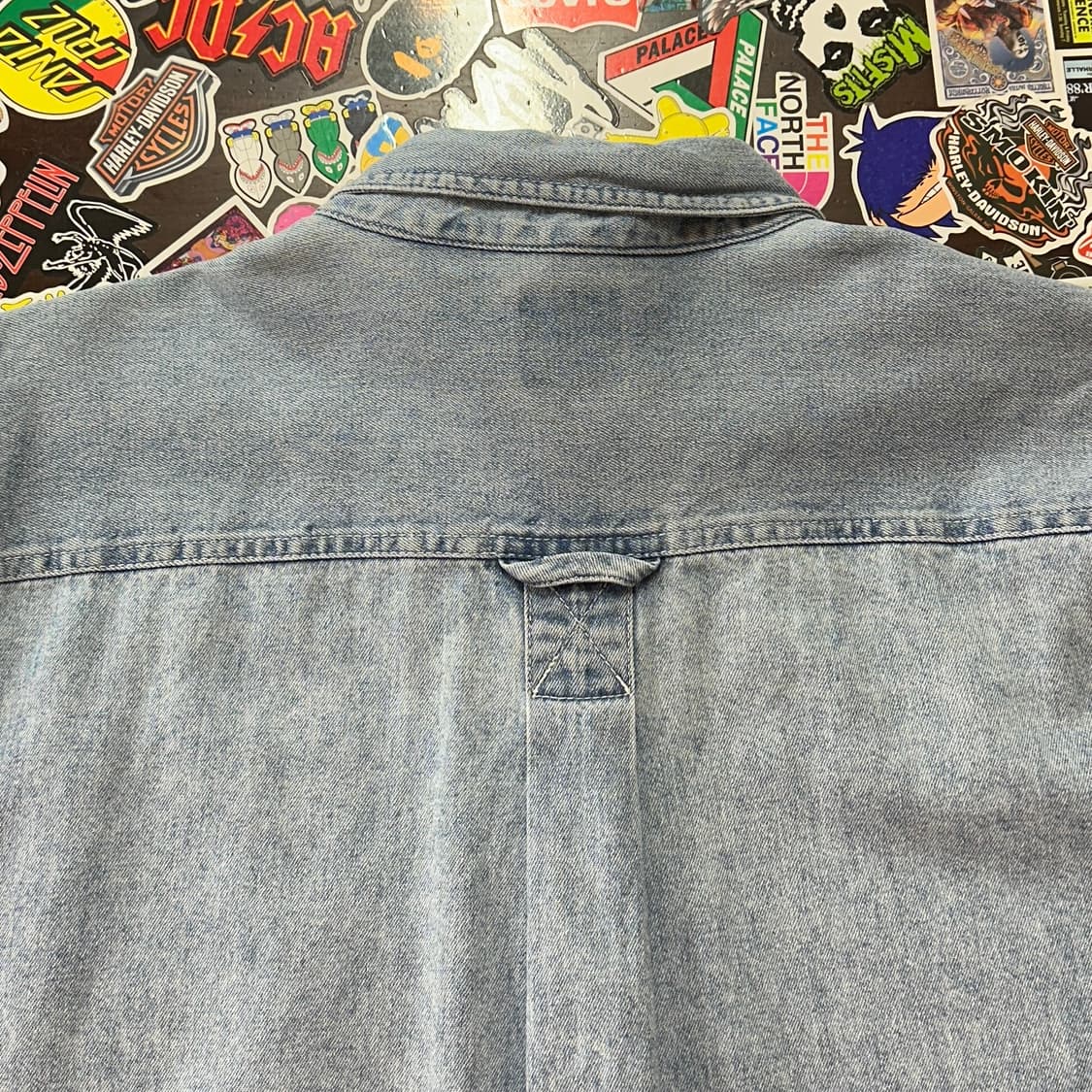 90s 올드 갭 데님 워크 셔츠 XXL 상품이미지6