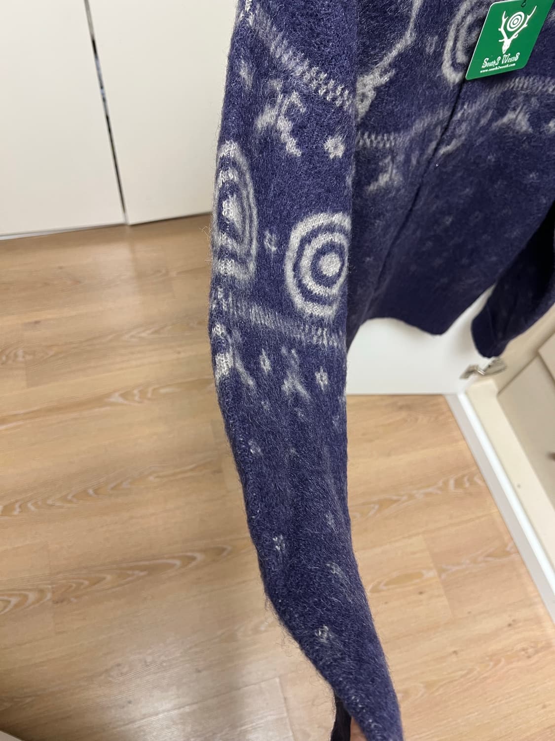 (south2west8) 남이서팔 모헤어 노르딕 가디건 상품이미지3