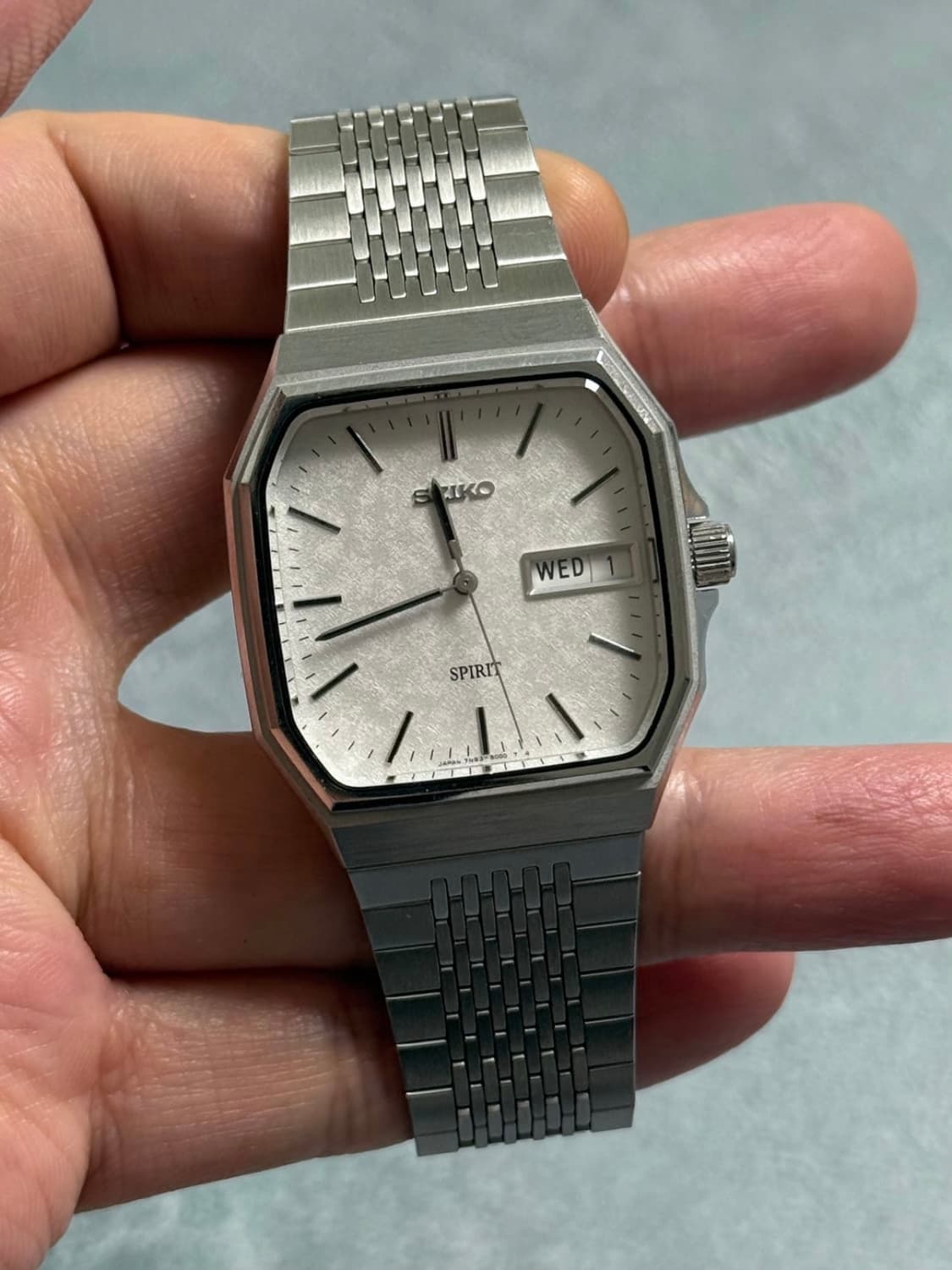 세이코 Seiko SPRIT 스퀘어 쿼츠 데이 데이트 상품이미지8