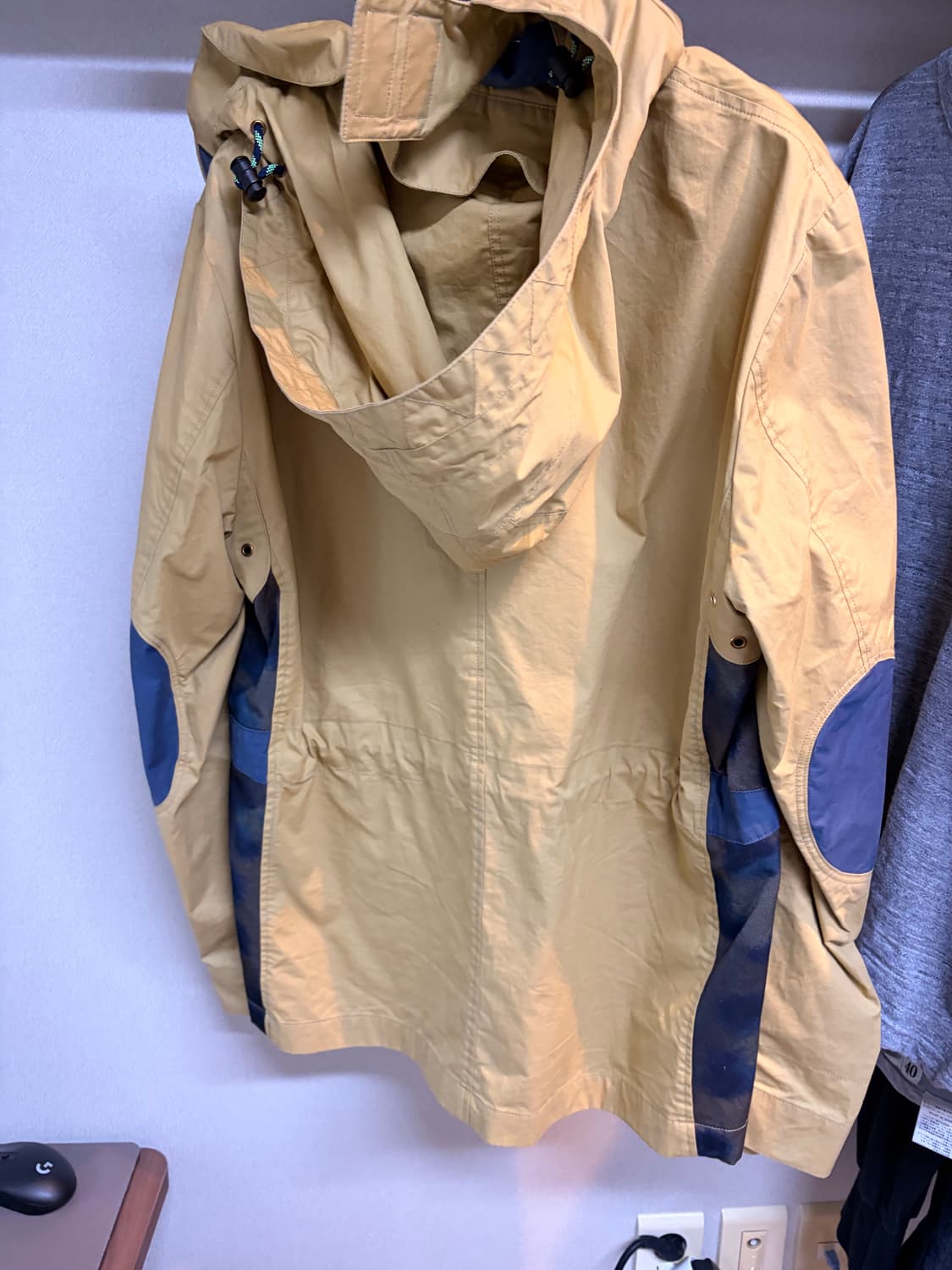 겐조 레오파드 컬러블록 바람막이 자켓  M 상품이미지4