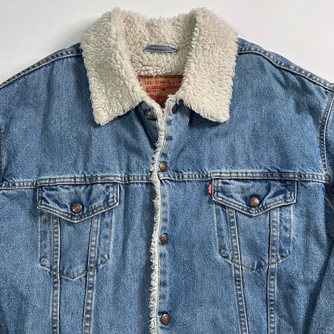 96s 리바이스 USA 쉐르파 데님 자켓   상품이미지4