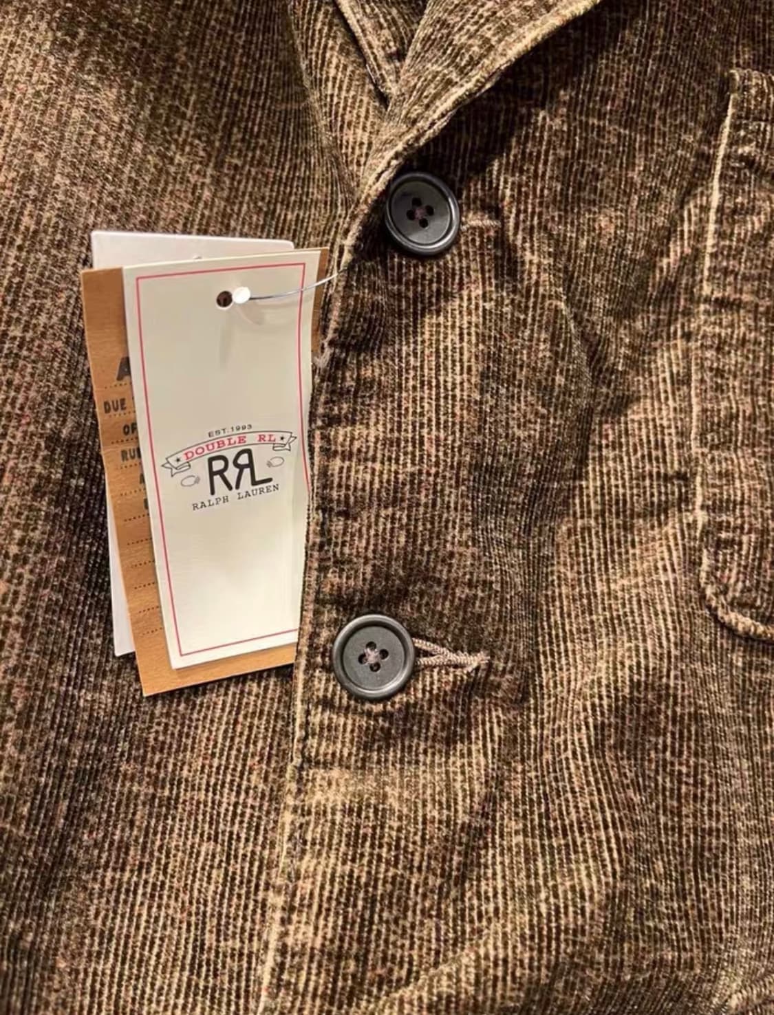 rrl 언컨스트럭티드 코듀로이 스포츠 자켓 xl 새상품 상품이미지4