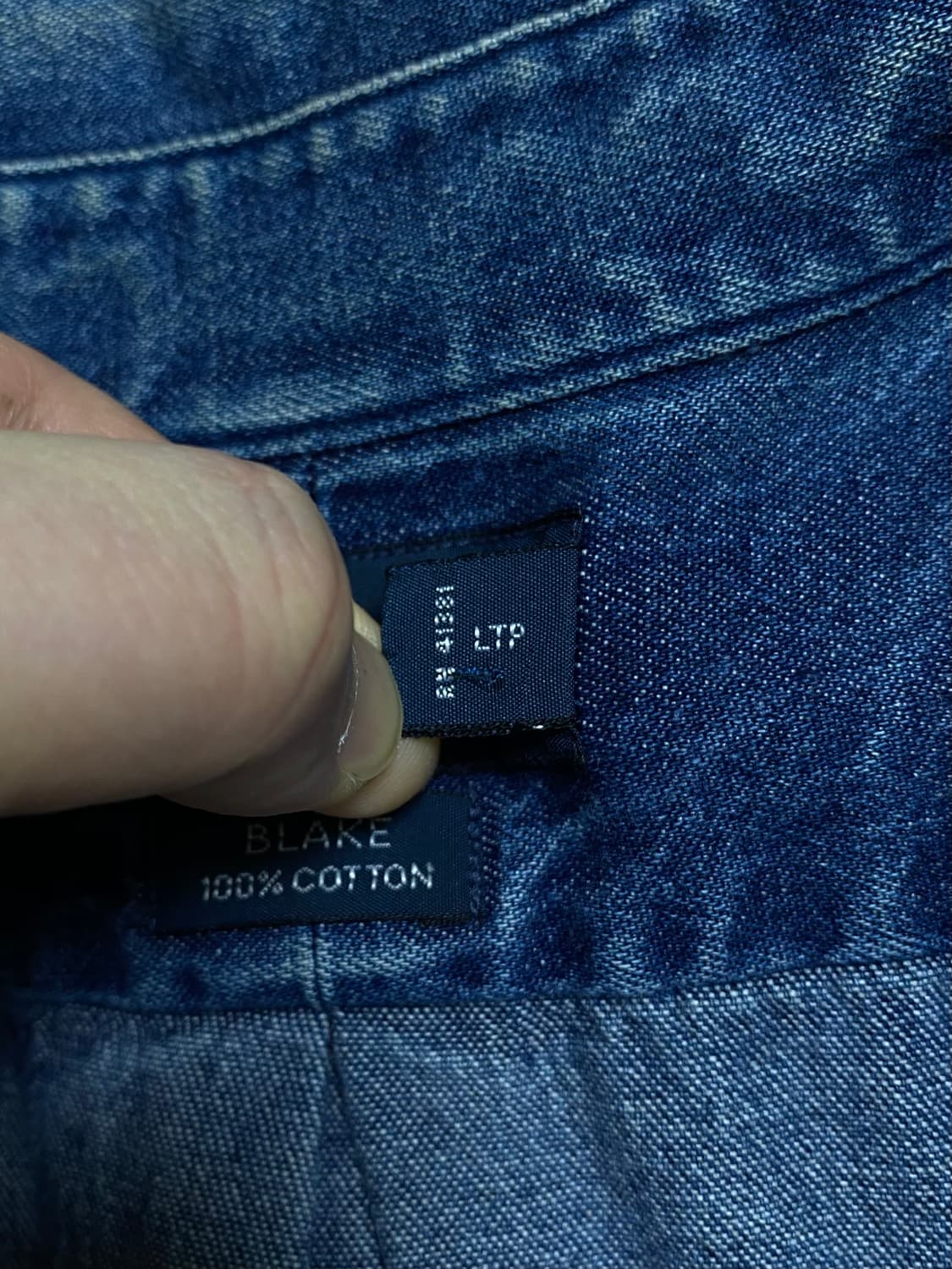 POLO RALPH LAUREN BLAKE DENIM SHIRT OG 상품이미지6
