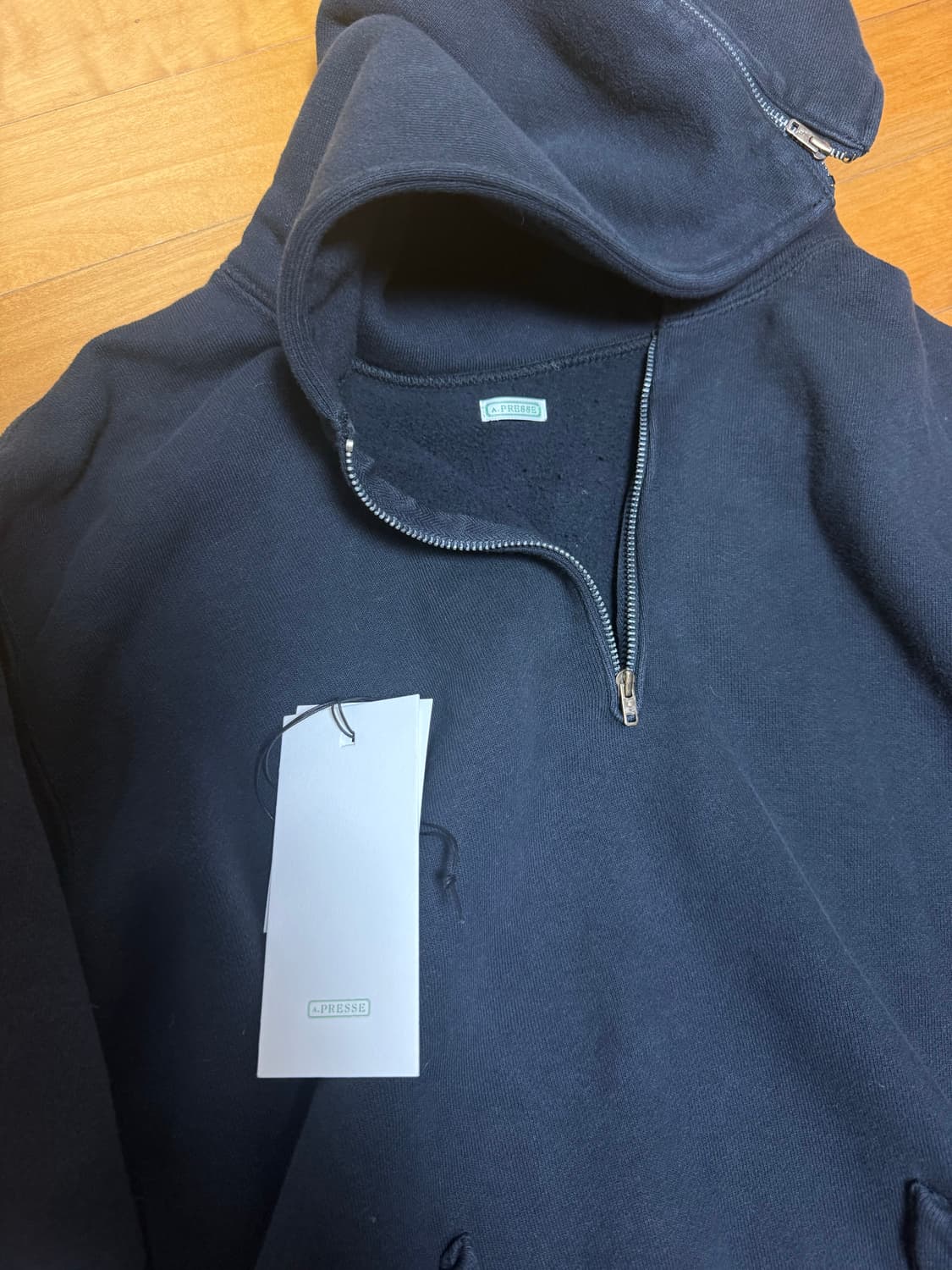 아프레쎄 후드 블랙 사이즈 3 상품이미지2