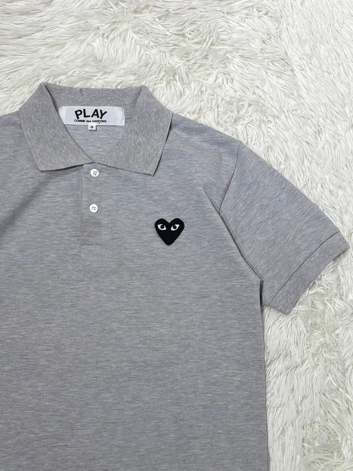 꼼데가르송 블랙와펜 반팔 카라티 상품이미지5