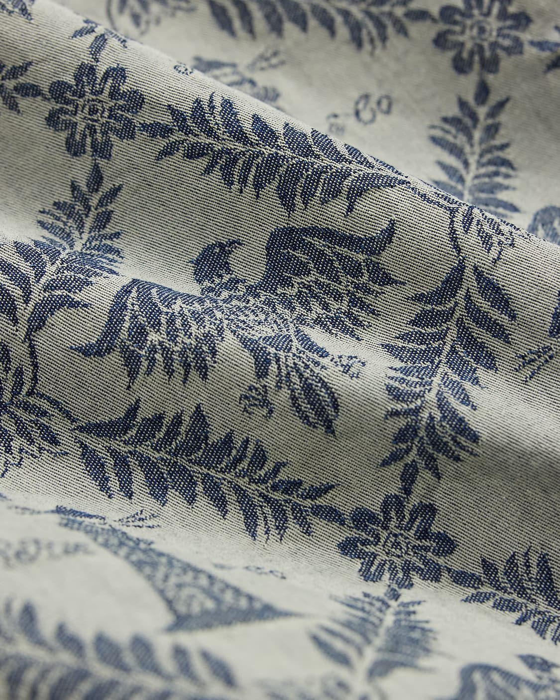 RRL 인디고 자카드 데님 캠프 셔츠 상품이미지5