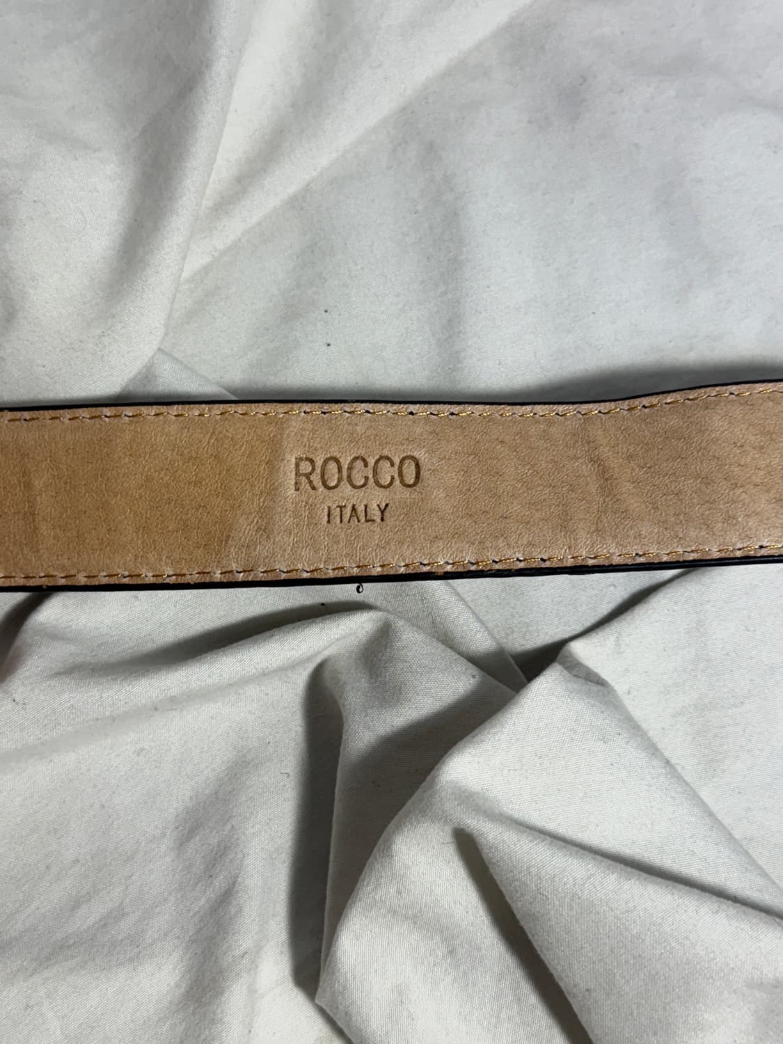 Rocco italy 크로커다일 레더 벨트 상품이미지4