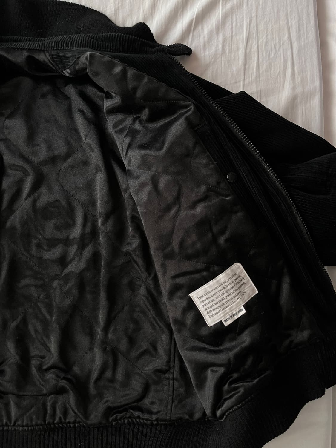 [M]엔지니어드 가먼츠 LL자켓 블랙 코듀로이 상품이미지8