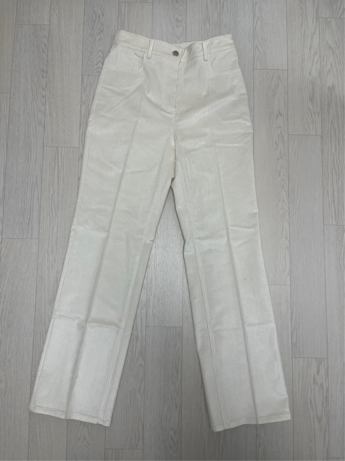 포니테일 코듀로이 팬츠 (화이트 펄) 상품이미지4