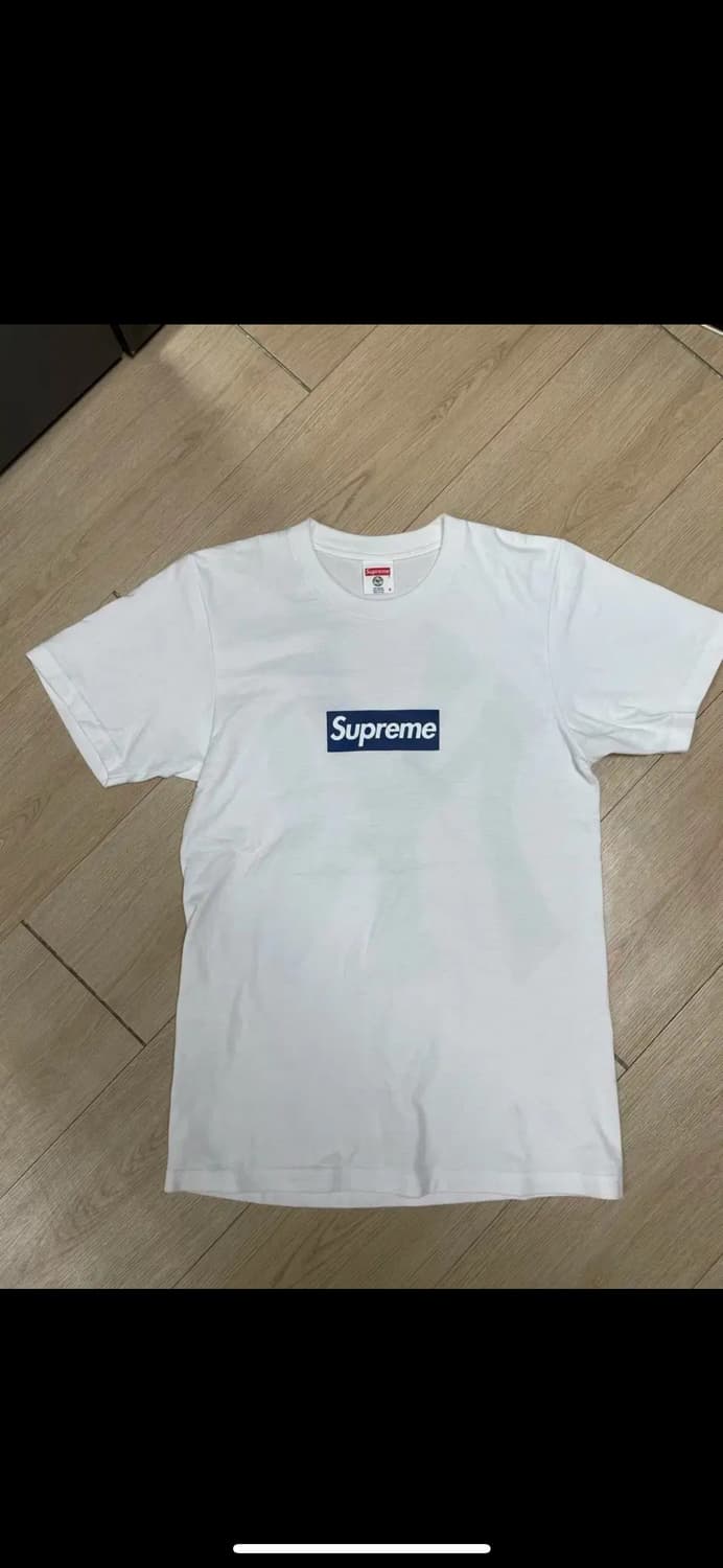 슈프림 뉴욕양키즈 박스로고 티셔츠 상품이미지1