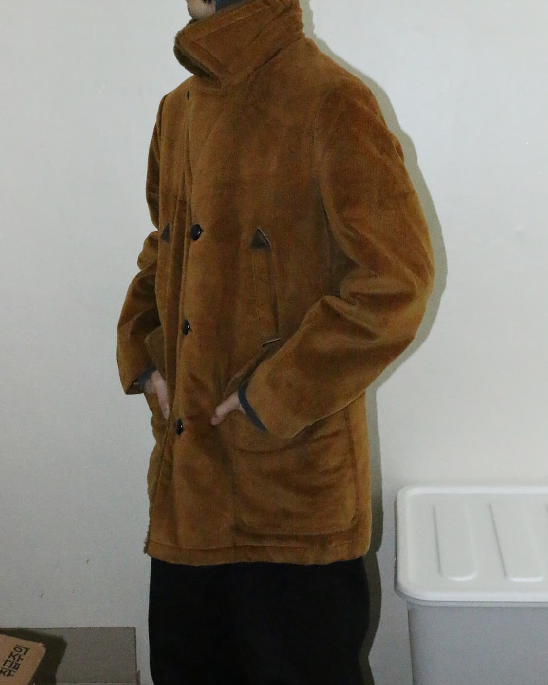 70S USA 빈티지 코듀로이 퍼 자켓 상품이미지4