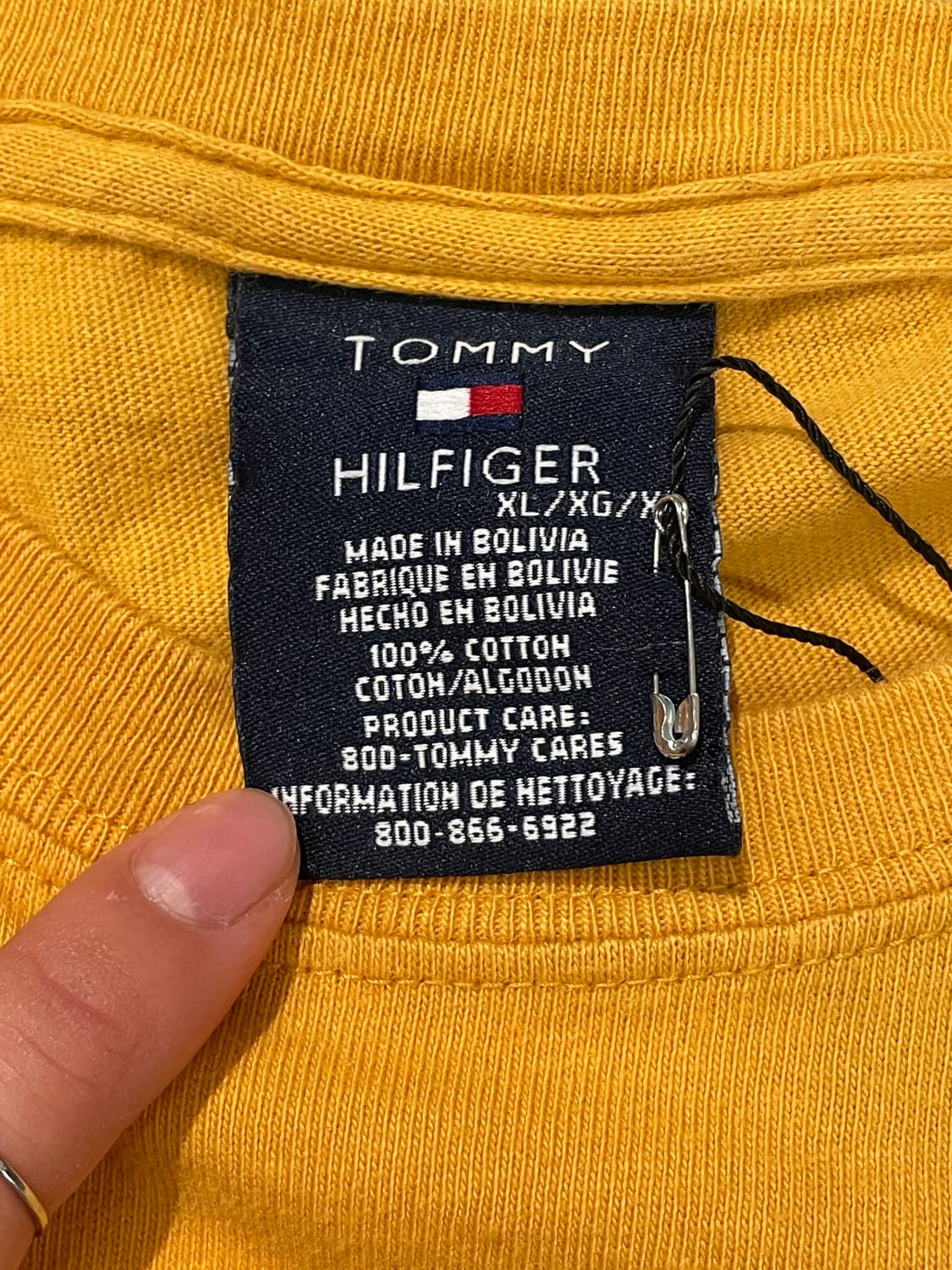 90s 타미힐피거 롱슬리브 티셔츠 상품이미지5