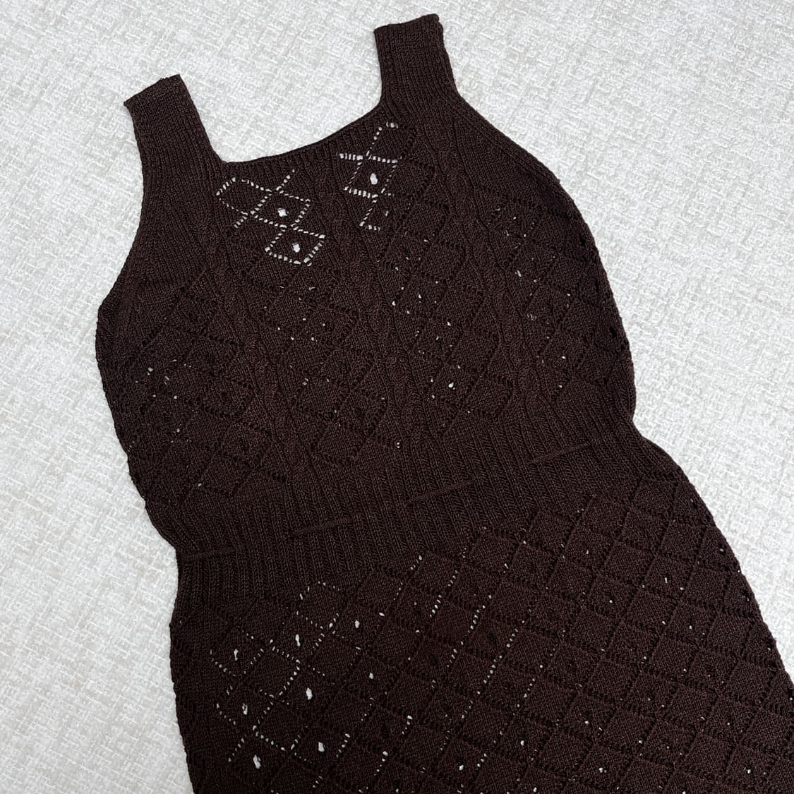 히피 웨스턴 빈티지 니트원피스 상품이미지5