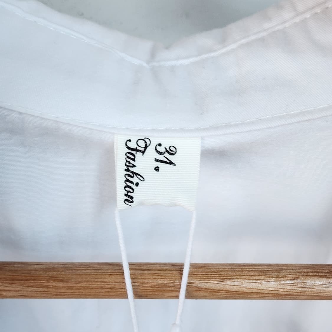 31. 패션 랩 스타일 화이트 셔츠 원피스 상품이미지6