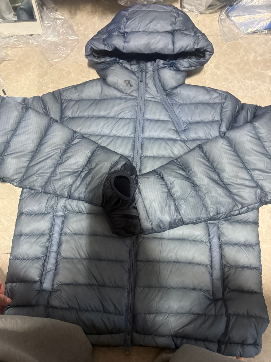 2사이즈 산산기어 서픽스 푸퍼 자켓 25FW 네이비 상품이미지1